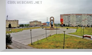 Webcam at the monument to the Defenders of the Fatherland, Usinsk
