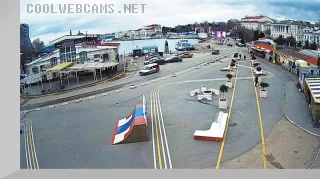 Webcam on the square of the 300th anniversary of the Russian Navy: Artillery Bay