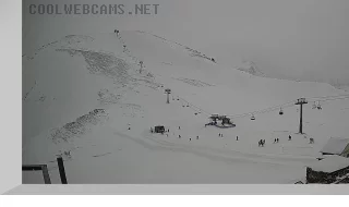 Webcam overlooking Mussa-Achitara peak and training slope, Dombay