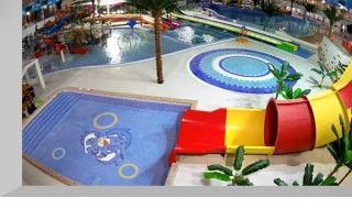 Ailand family leisure center webcam: aquapark