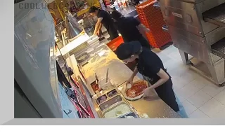 Webcam in the pizzeria «Dodo Pizza» on Akademika Anokhin Street, Moscow