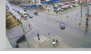 Webcam at the crossroads Antikainen - Red