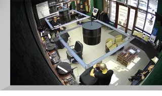 Webcam in a barbershop on Astrakhanskaya Street, Saratov