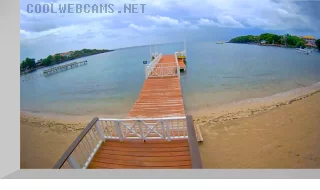 Webcam of The Beach House Boutique Hotel on Roatan Island