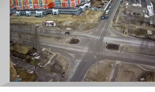 Webcam at the intersection of Chapaev - Taiga