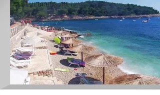 PTZ webcam in Cicat Cove in Croatia