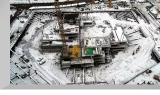 Webcam of the construction of the complex «Dekart-2», Moscow