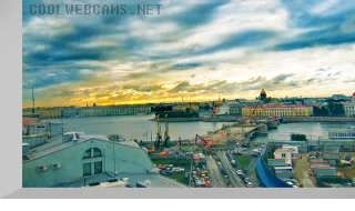 PTZ webcam on Dobrolyubov Avenue in Staint Petersburg, Russia