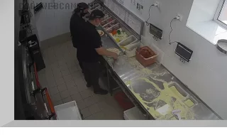 Webcam in the pizzeria «Dodo Pizza» on Kosmonavtov Street, Mogilev