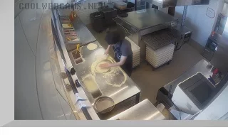 Webcam in the Dodo Pizza pizzeria on Zavodskaya Street, Yekaterinburg