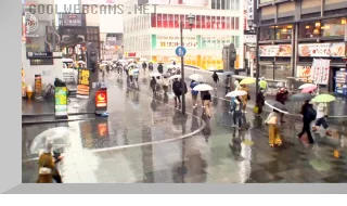 Webcam on Dotonbori Street, Osaka City, Japan