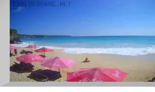 Webcam on Dream Land Beach, Bali