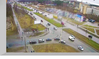 Webcam at the crossroads Drevlyanka - Forest