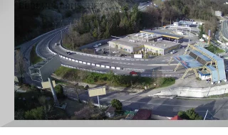 Crossroads of Double of Kurortny Avenue and Batumi Highway