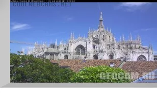 Duomo webcam, Milan