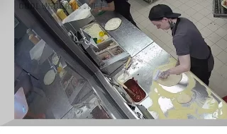 Webcam in the pizzeria «Dodo Pizza» on Dvortsovy Prospekt, Lomonosov