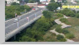 Webcam at the bridge over the Glebuchev ravine