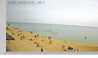 Golubitskaya beach webcam, the Sea of ​​Azov, Russia