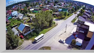 Webcam at the Gorky/Kluchevskoy crossroads in Biysk