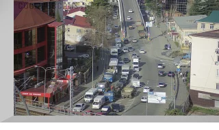 Webcam on the crossroads of Gagarin Street and Freight Yard