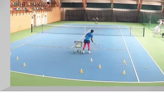 Webcam on the 2nd court of the City Tennis Center, Novokuznetsk