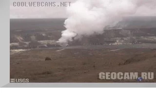 Live Panorama of Halema`uma`u, Kilauea Volcano