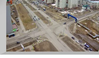 Webcam at the crossroads International - Neftyanikov