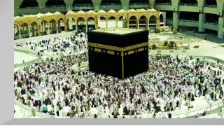 Webcam in the center of the Masjid al-Haram Mosque, Mecca