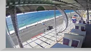Beach cafe «Veranda» webcam, Rybachye, Crimea