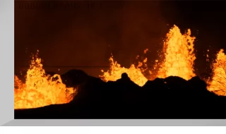 Kilauea volcano webcam, Hawaii