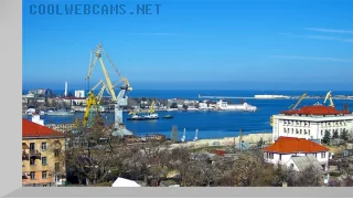 Webcam on the Ship Side of Sevastopol city