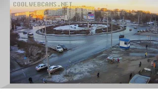Webcam at the crossroads of Lenina - Builders