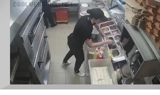 Webcam in the pizzeria «Dodo Pizza» on Lunnaya Street, Domodedovo