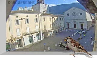 Webcam on the Square of Martyrs of Liberty, Gualdo Tadino, Italy