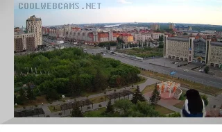 Webcam on Martynov Boulevard, Omsk