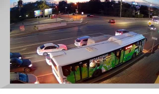 Webcam at the intersection of Karl Marx Avenue and Lenin Street, Omsk