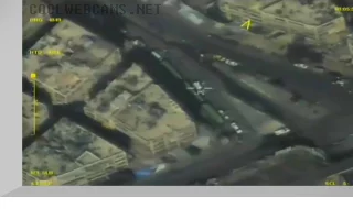 Live Broadcas from Al-Masharka checkpoint in Aleppo with drone