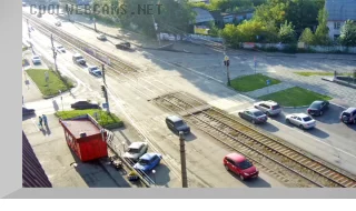 Webcam at the crossroads of Merlin/Gastello, Biysk