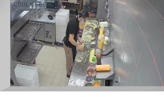 Webcam in the pizzeria «Dodo Pizza» on Belinsky Street, Mogilev