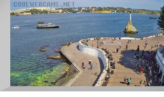 Webcam on the Kornilov Embankment in Sevastopol