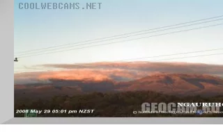 Ngauruhoe volcano webcam