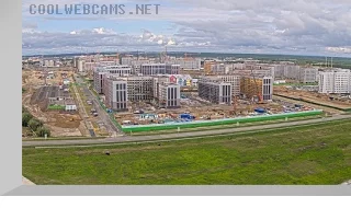 Webcam overlooking the Obdorsky microdistrict of Salekhard