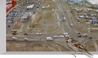 Webcam at the crossroads of Omsk - Khanty-Mansiysk