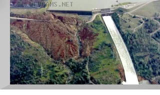 Live broadcast from webcam in Oroville dam in the United States