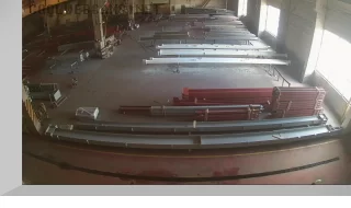 Webcam of the Samara Steel Structures Plant: shipment, span 1