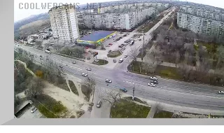 Webcam at the intersection of Kropotkin and Nikolai Otrada streets in Volgograd, Russia