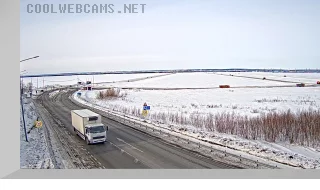 Webcam at the crossing of the Ob from Salekhard