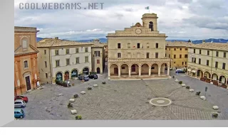 Webcam on the Town Hall Square, Montefalco, Italy