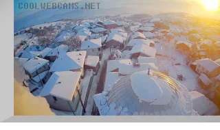 Webcam overlooking the mosque in Pinarbeyli, Turkey