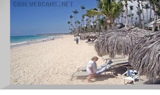 Webcam on El Cortecito beach in Punta Cana